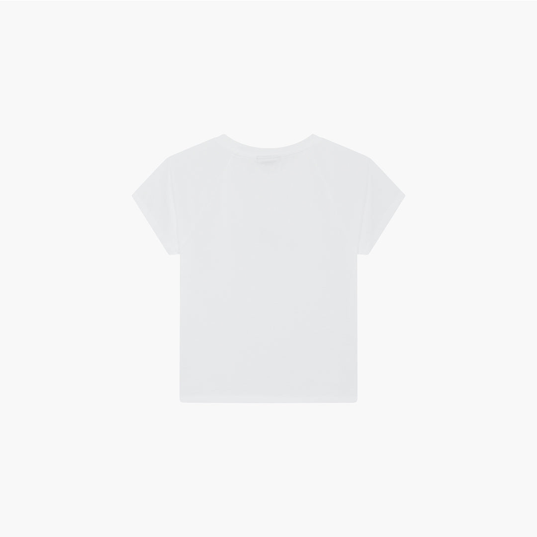 White Baby Tee