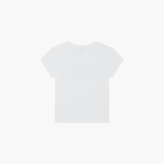 White Baby Tee