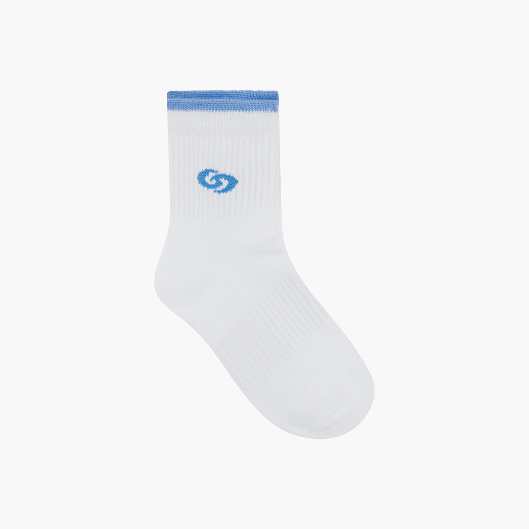 White Mini Crew Sock (3 pack)